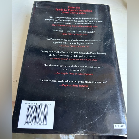 Hardcover book: Deadly Intent by Lynda La Plante - Picture 5 of 7